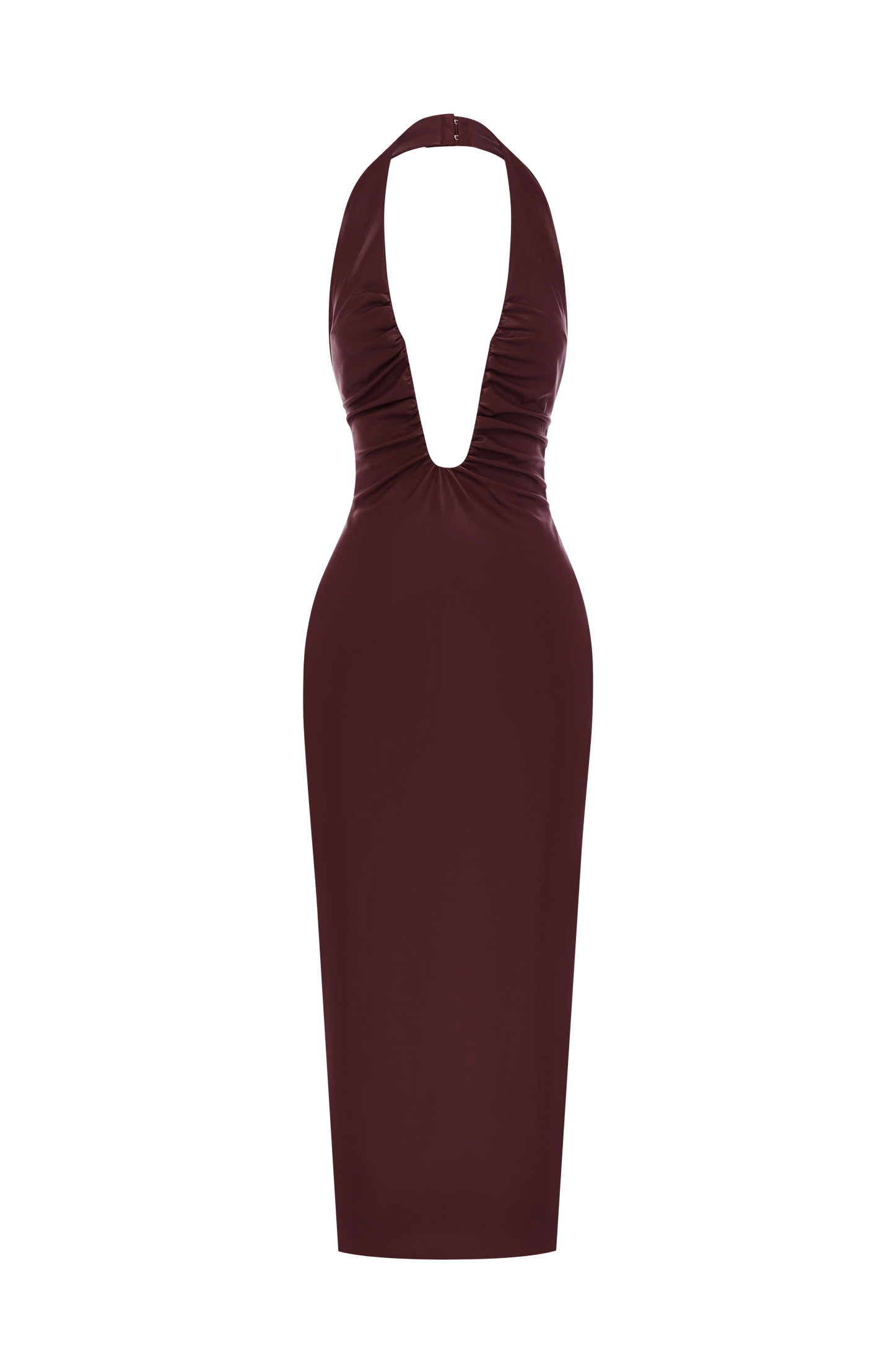 Ainsley Midi Dress - Burgundy