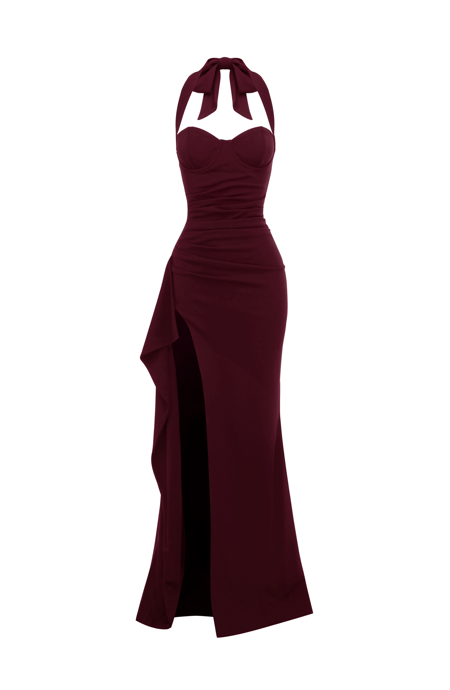 Genette Maxi Dress - Cherry Lacquer
