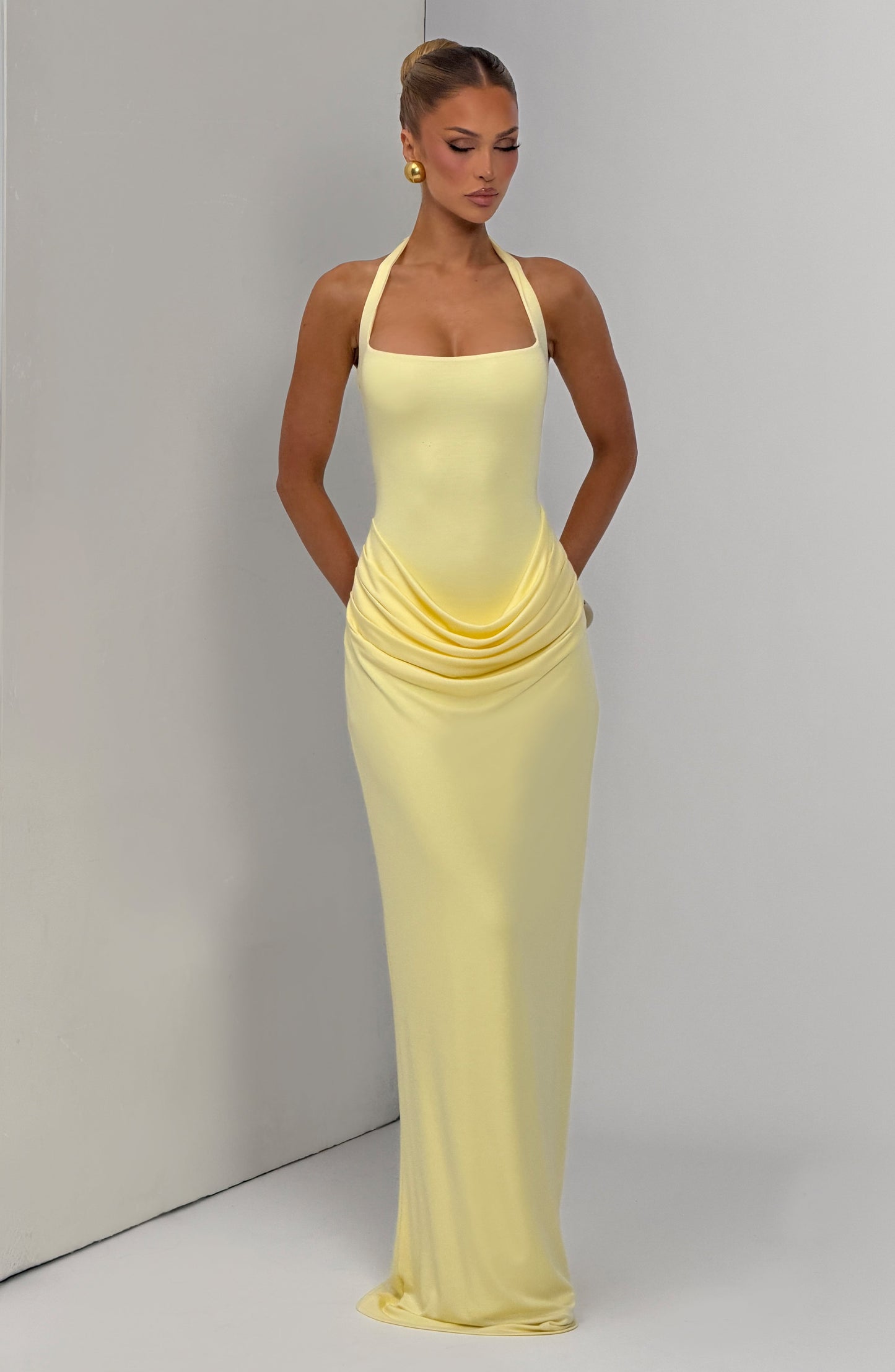 Sharona Maxi Dress - Lemon
