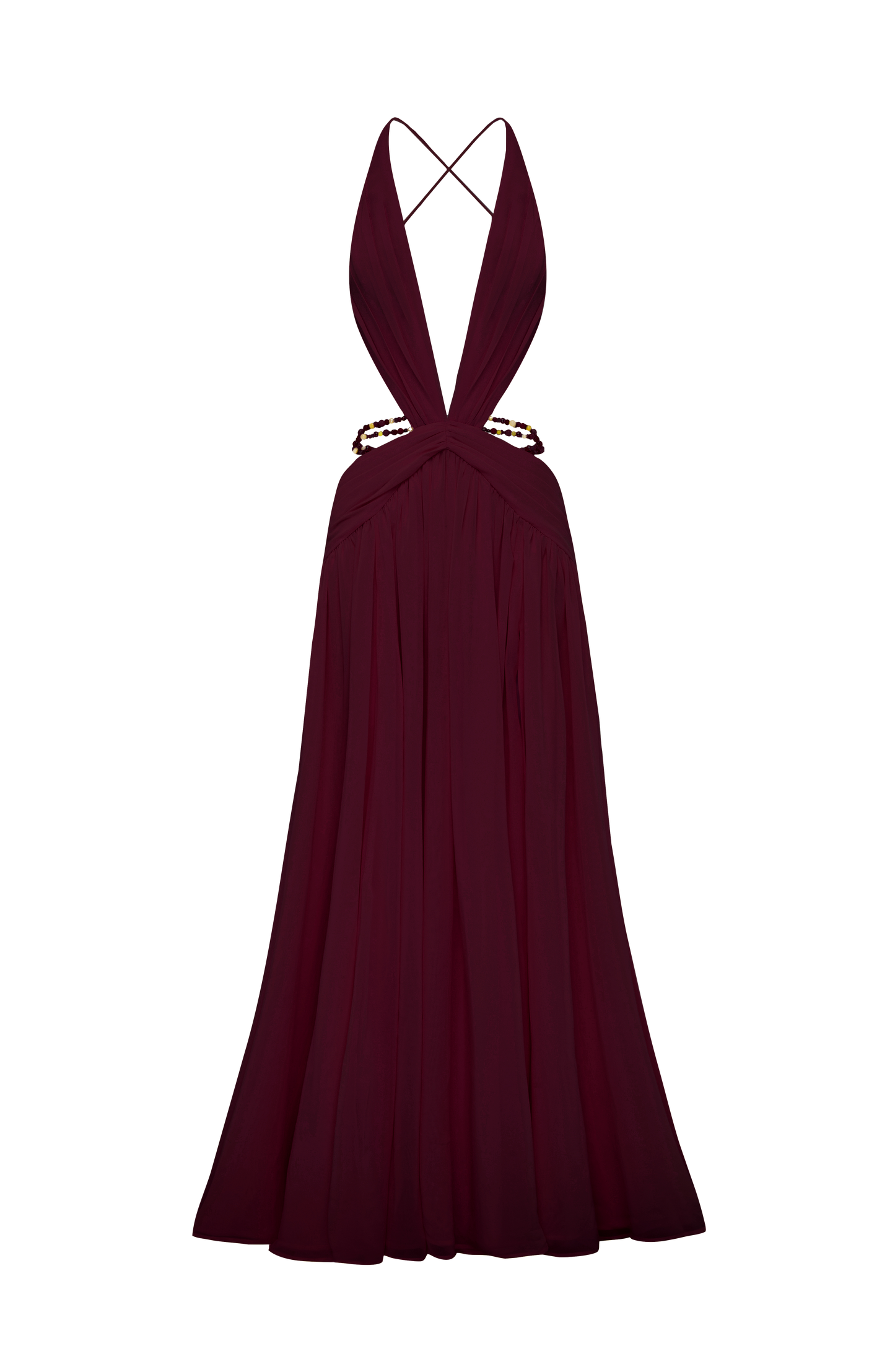 Indianna Maxi Dress - Cherry Lacquer