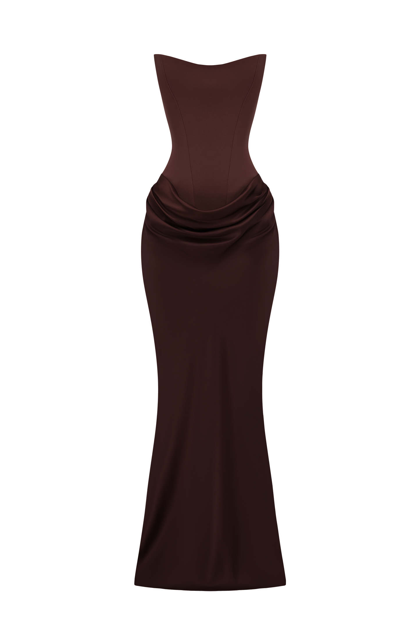 Maggie Maxi Dress - Plum Brown