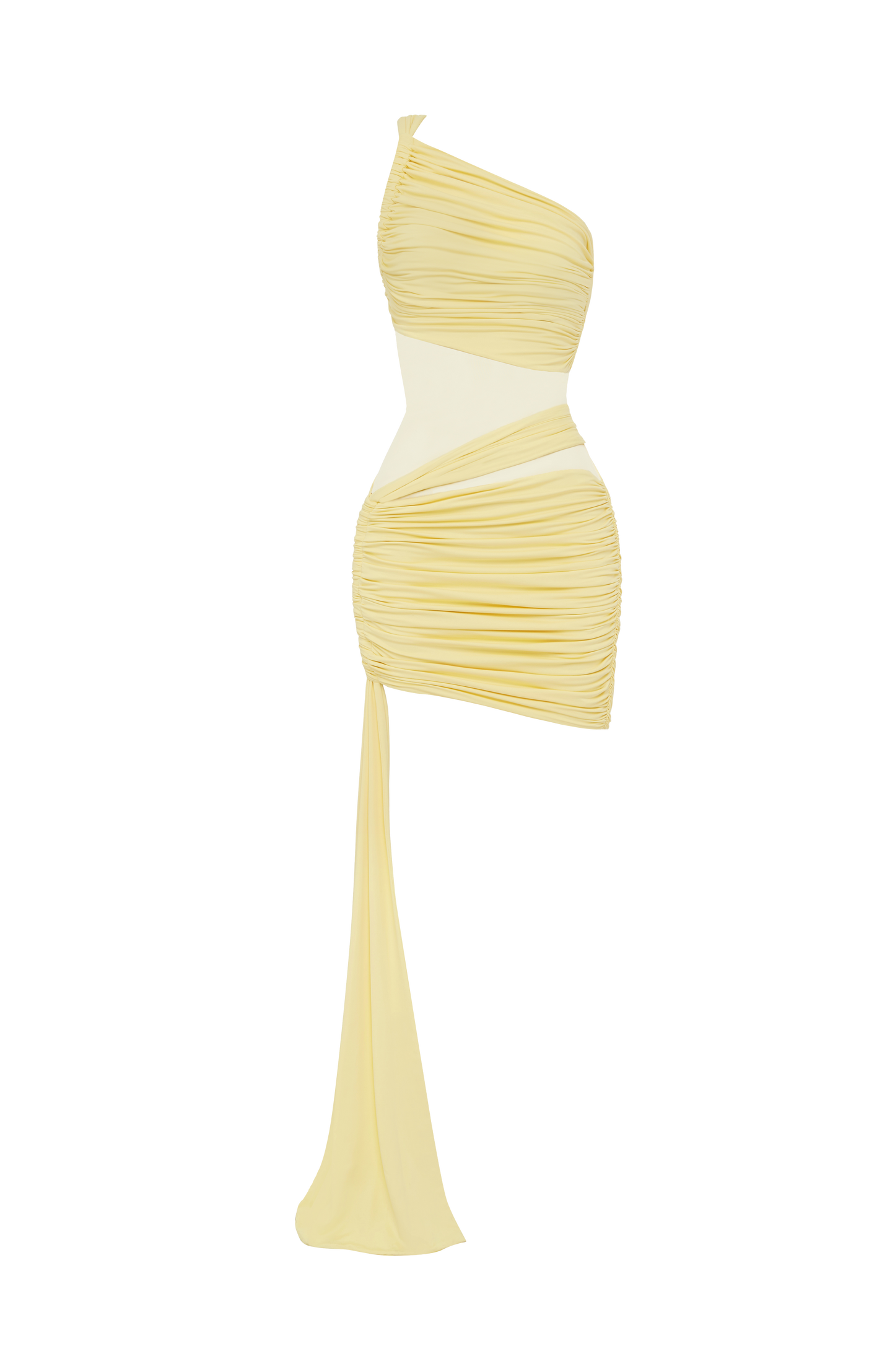 Shazia Mini Dress - Lemon