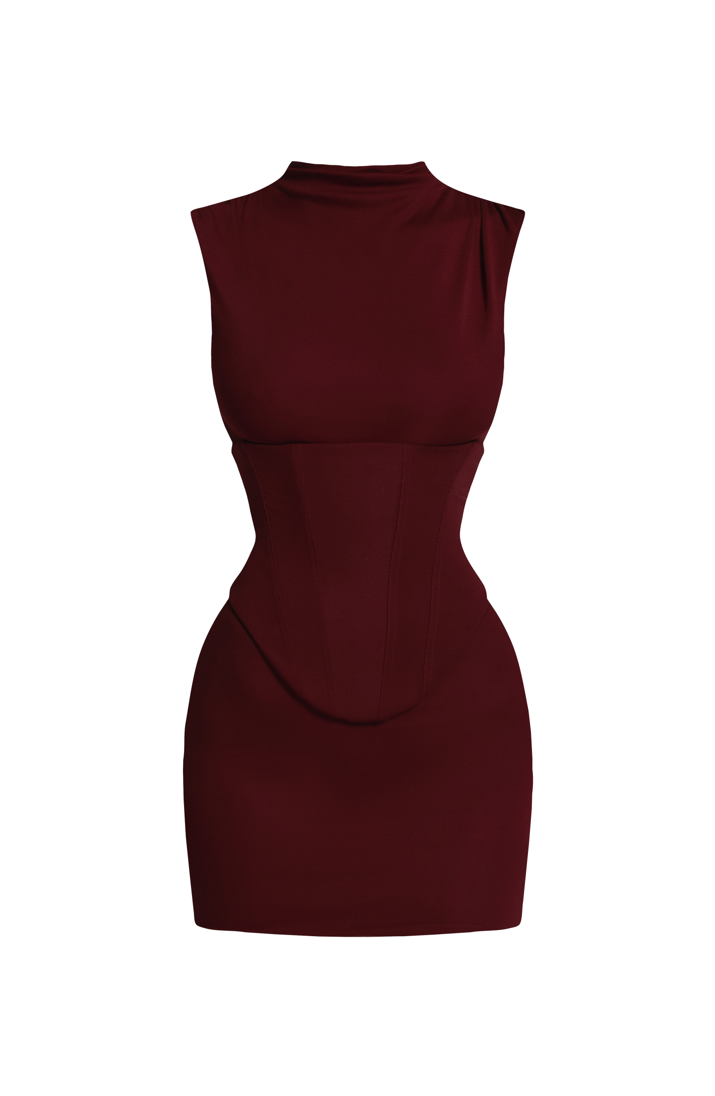 Soline Mini Dress - Cherry Lacquer