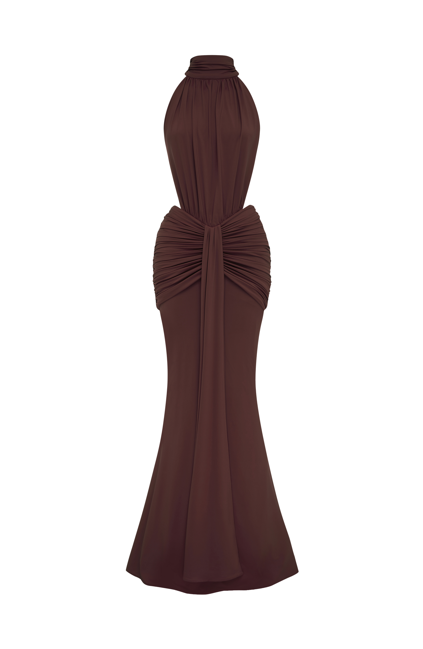 Thekla Maxi Dress - Plum Brown