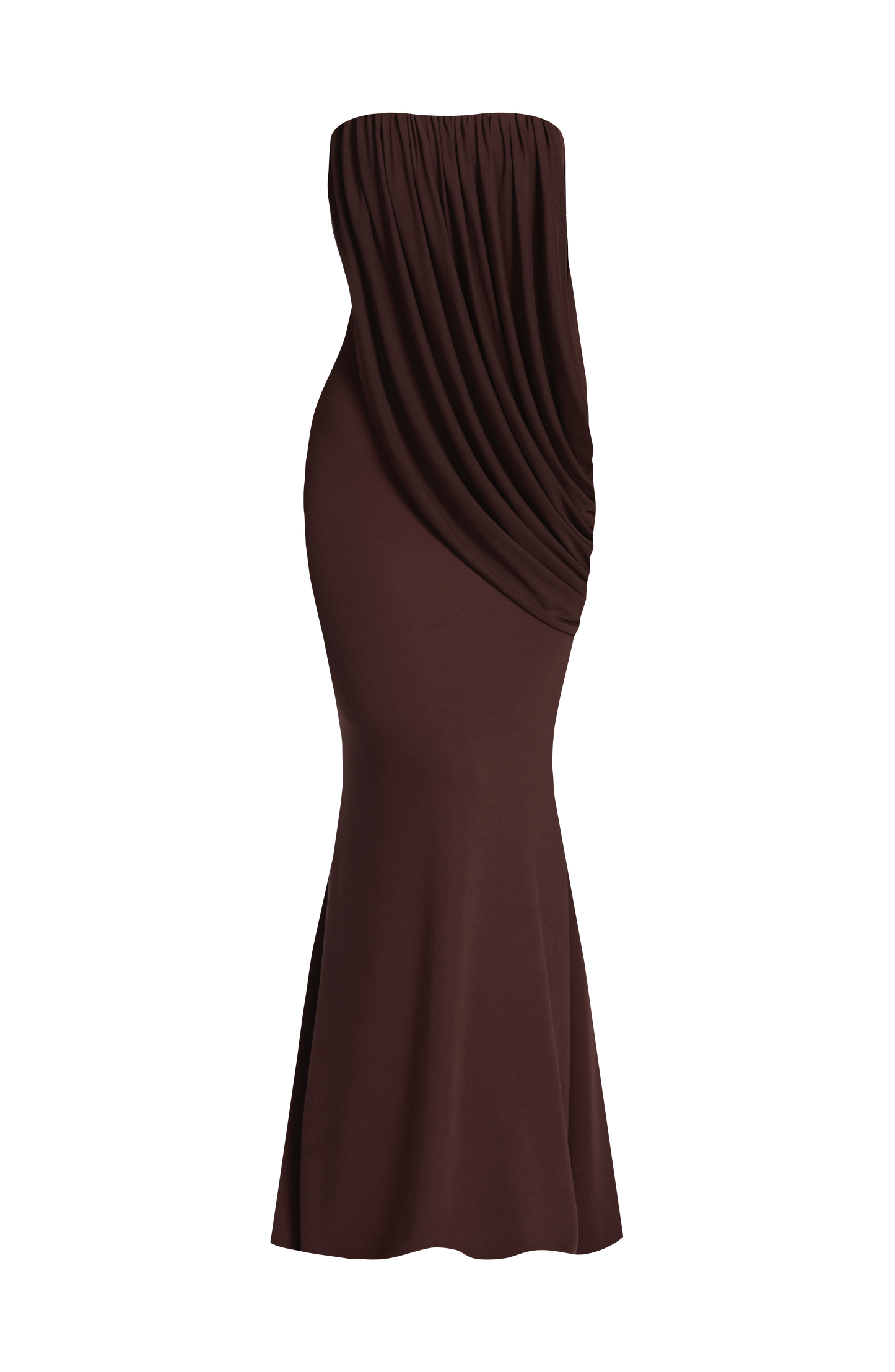 Vienna Maxi Dress - Plum Brown