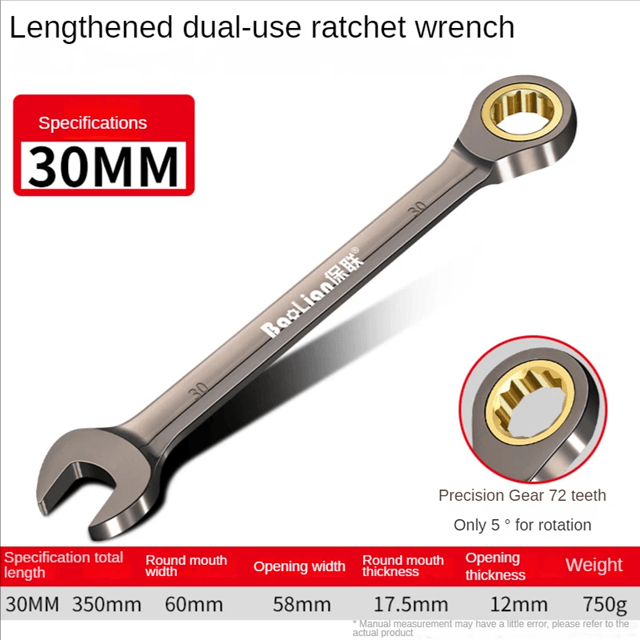 Universal Adjustable Torque Wrench 822mm Torx Ratchet Spanner For Car And Bike Repair 20