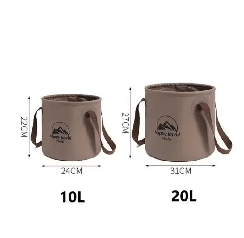 Collapsible Portable Camping Bucket Foldable Outdoor Water Carrier For Fishing And Travel 9