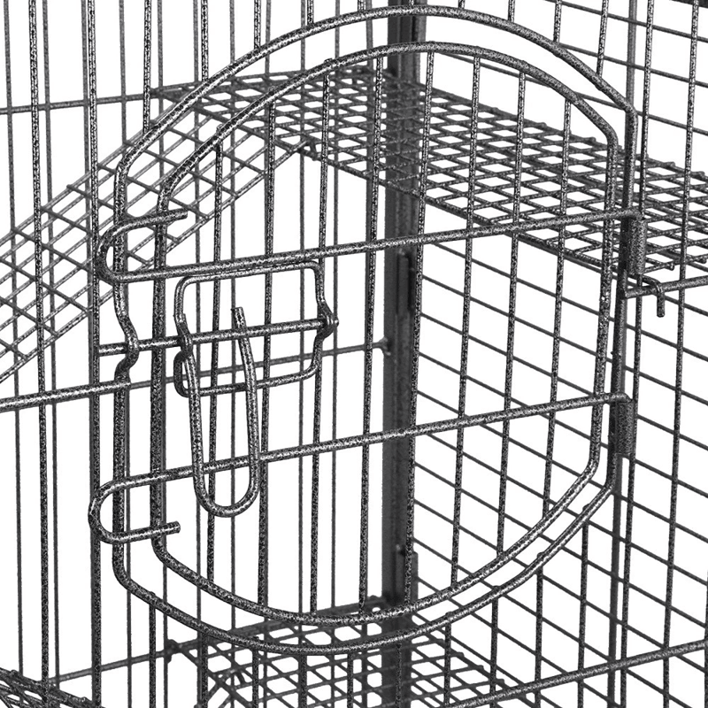 Multi Level Ferret Cage For Small Pets With 4 Tiers And Rolling Base 6