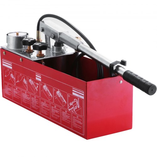 HeavyDuty Hydrostatic Test Pump 12L Gallon Tank 12 BSP Connection Dual Valves For Pipeline Firemen 10