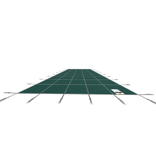 Durable Green Mesh Rectangle Inground Safety Pool Cover HeavyDuty Winter Safety Cover For Swimming 9