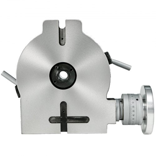 8" Horizontal & Vertical Rotary Table, HV8 Precision 3MT Milling Drilling Machine with Vernier Reading for Boring.