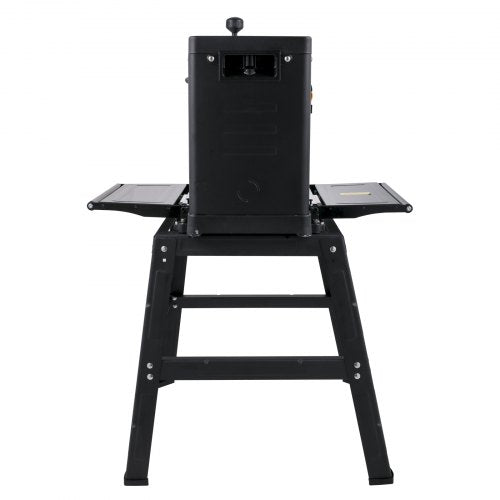 Thickness Planer, Foldable Benchtop Wood Planer with Stand, Dust Exhaust Interface, Double Cutter, High Feed Rate