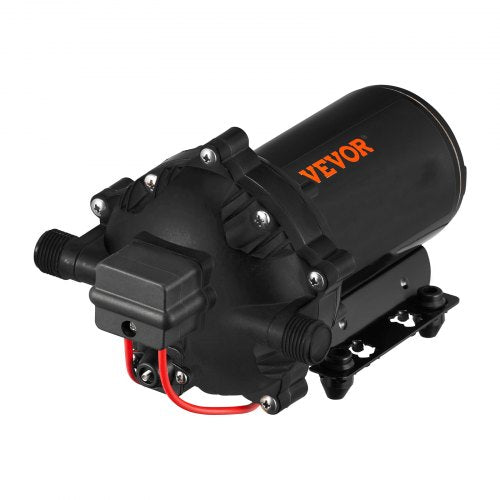 RV Water Pump 12V – 5.5 GPM 70PSI Automatic Diaphragm Pump with 25FT Coiled Hose, Marine Washdown Kit for Boats, Yachts