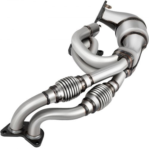 Direct Fit High Flow Catalytic Converter Front Exhaust Manifold Compatible With Subaru Impreza Lega 9