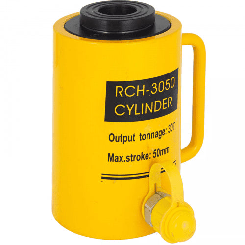 Hydraulic Ram Cylinder, Hollow Single Acting Jack, Hydraulic Lifting Cylinder, Stroke Industrial Hydraulic Jack