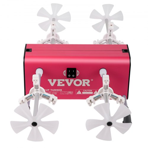 4Cup Turner 2Speed Multiple Tumbler Spinner Rotator Machine Kit With 4 Adjustable Arms Mute Motor 9