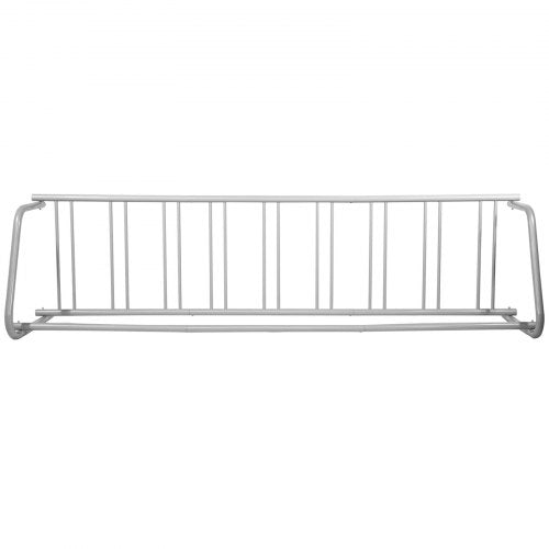111" Length Floor Bike Rack, 9 Holders All-Steel Grid Bike Rack for Garages, Streets & Yards – Single-Side Storage Stand