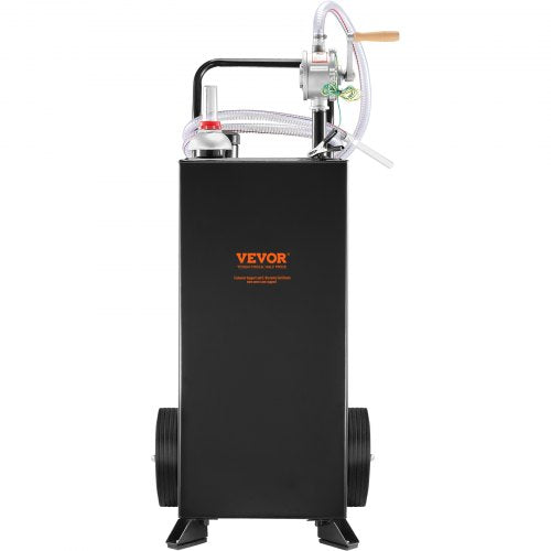 30Gallon Fuel Caddy Portable Fuel Storage Tank With Wheels Manual Transfer Pump GasolineDiesel Co 10