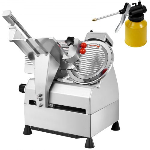 Food Slicer Machine With Stainless Steel Blade Adjustable Thickness Automatic Meat Slicer With Chil 9