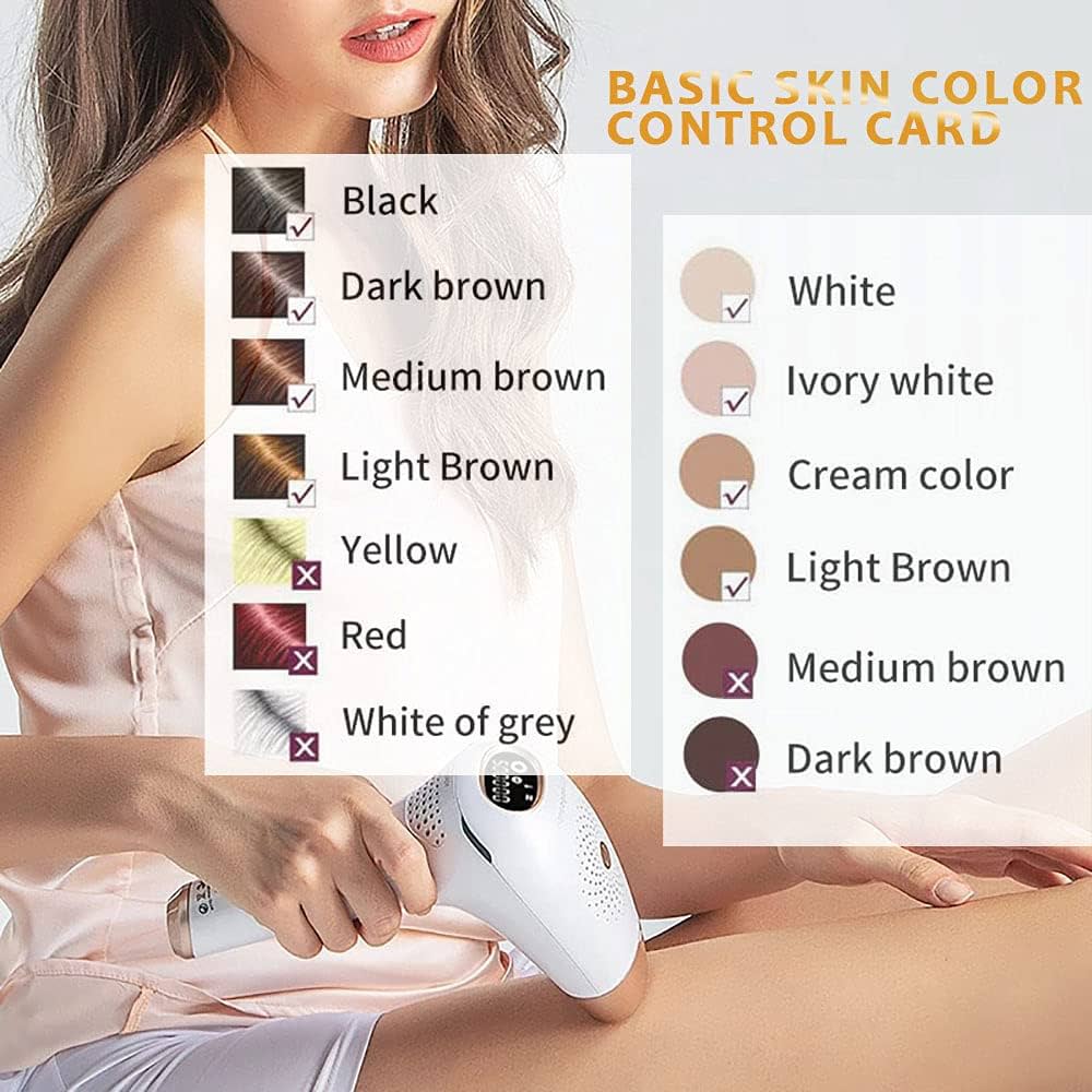 IPL Laser Hair Removal Device 999900 Flashes 9 Energy Levels For Face Underarms Bikini Body 5