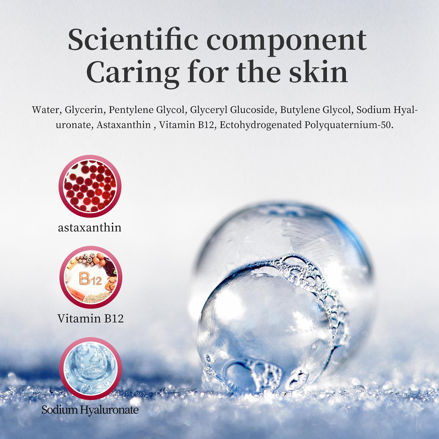 Salmon Water Oxygen Stem Cell Serum Ampoule Spray, Anti-Aging Peeling Moisturizing Jet Care Skincare Treatment