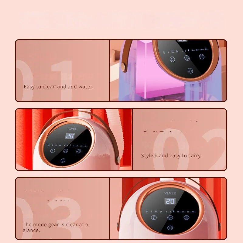 Eye Massage Atomization SPA Instrument Hot Cold Spray Fumigation Heating Compress For Eye Dryness