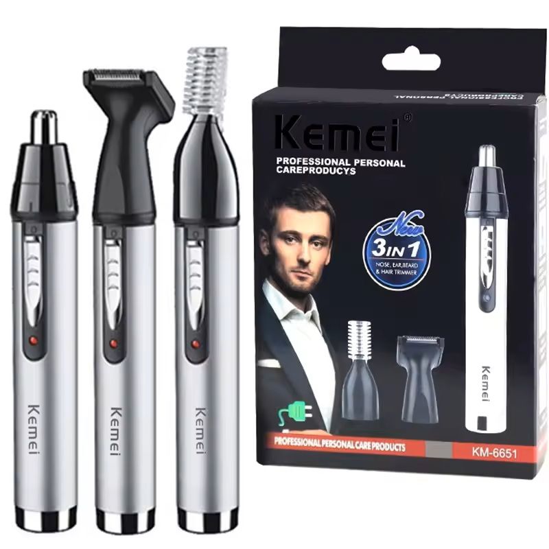 All In 1 Rechargeable Nose Ear Hair Trimmer Grooming Kit 8