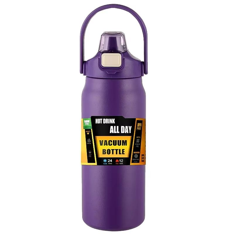 HydraGuarddrink Stainless Steel Thermal Water Bottle With Straw Hot Cold Temperature Lock 6