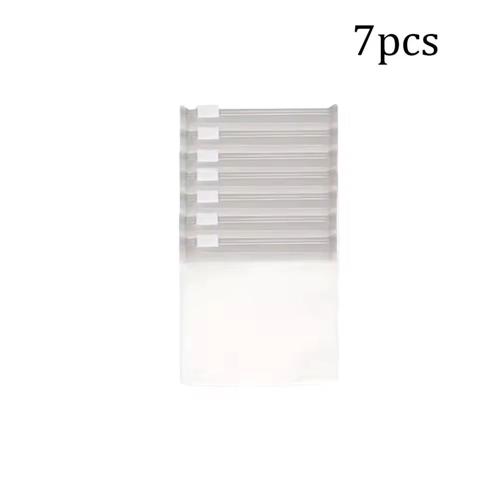 7 Piece Reusable Zippered Pill Pouch Set 13