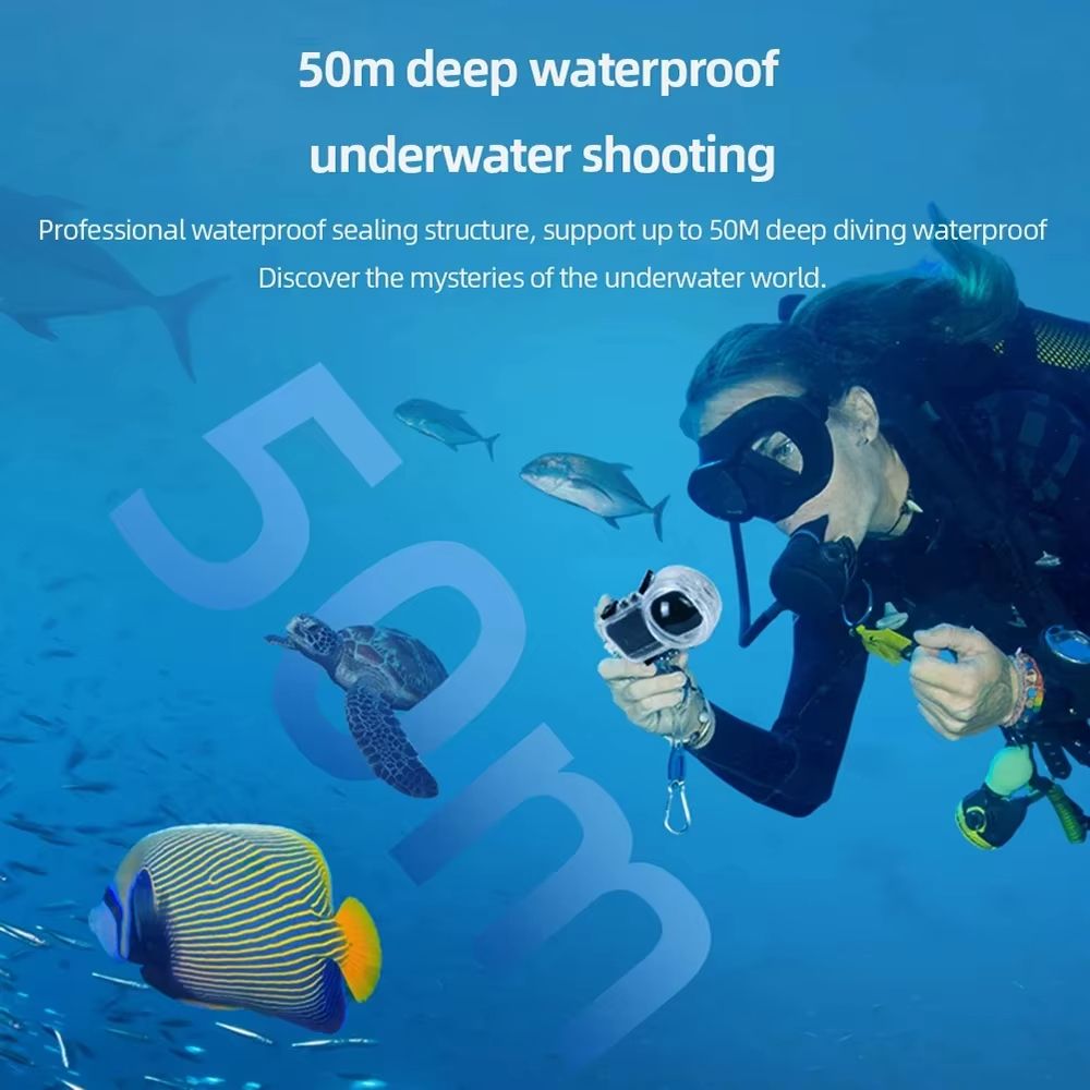 Invisible Dive Case For Insta360 X3 50M Waterproof Protective Housing For Deep Underwater Adventur 5