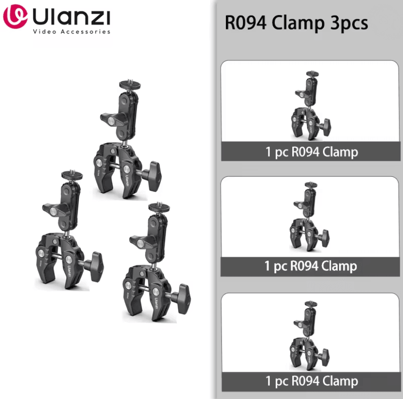 Ulanzi R094 Super Clamp With Double Ball Head Magic Arm 6