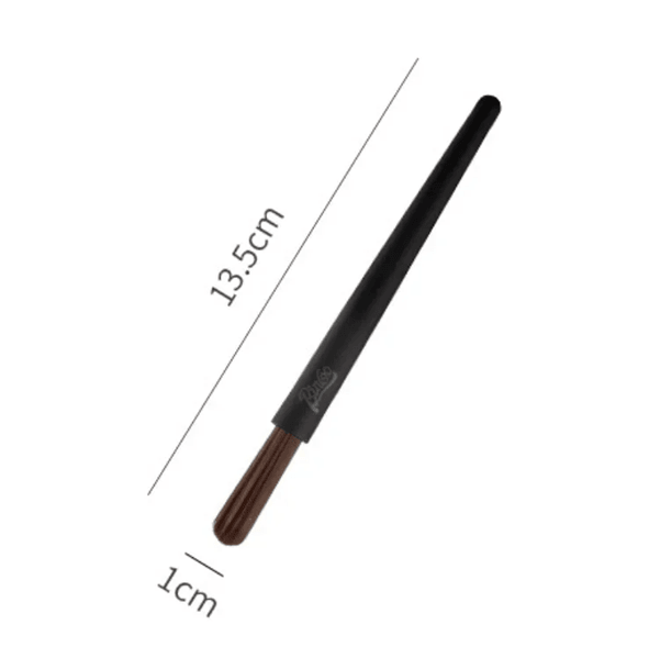 Wood And Nylon Coffee Grinder And Espresso Machine Cleaning Brush Set 4