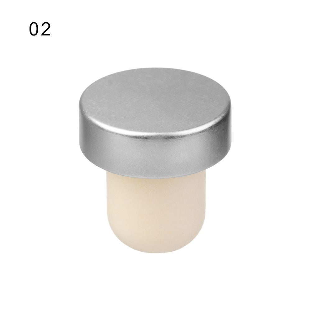Vacuum Sealed Silicone Wine Beer Bottle Stopper Plug, Reusable Champagne Cork Cap Sealer for Bar, Kitchen & Party Use