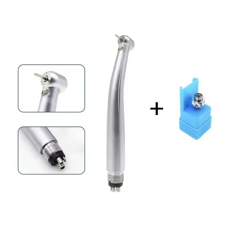 LED Dental High Speed Handpiece With Push Button And Triple Water Spray 9