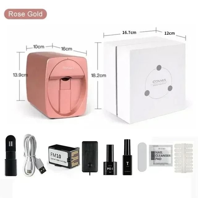 Smart Nail Printer With 3D Wireless Nail Art And Ink Cartridge 9