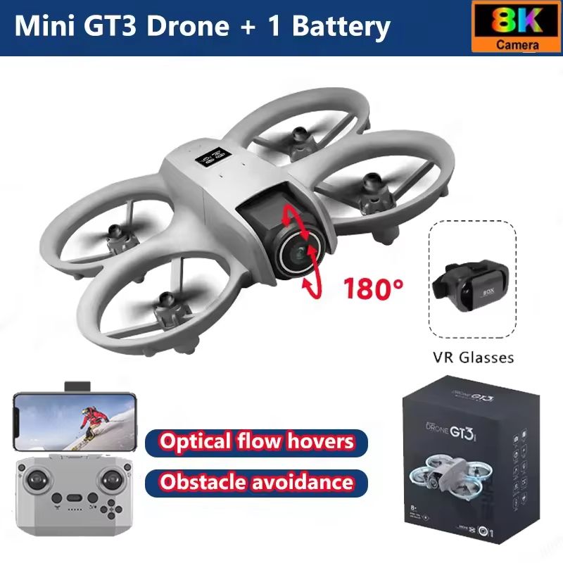 GT3 Foldable GPS Drone With 8K Dual HD Cameras Obstacle Avoidance 16