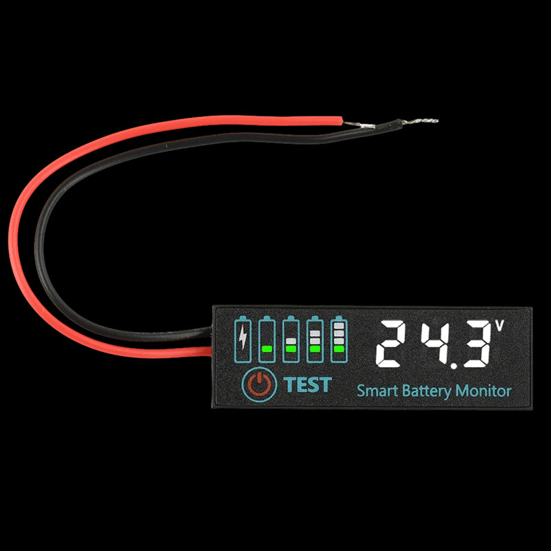 Battery Voltage Meter with LCD Display – 3S-12S Module Capacity Tester for 18650/Li-ion/LiPo
