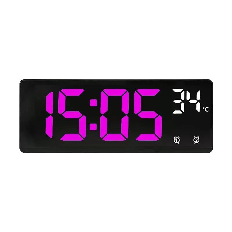LED Digital Alarm Clock With Backlight And Temperature Display 11