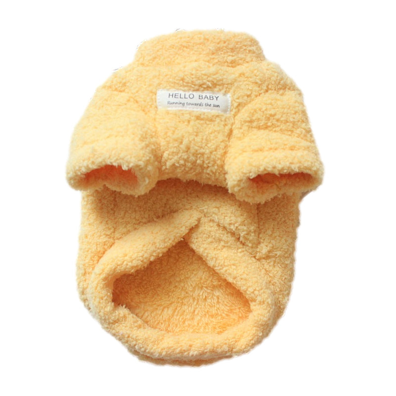 Winter Dog Sweater – Warm Plush Dog Clothes for Small & Medium Dogs – Soft Puppy Coat Jacket for Chihuahua, Teddy & Cats