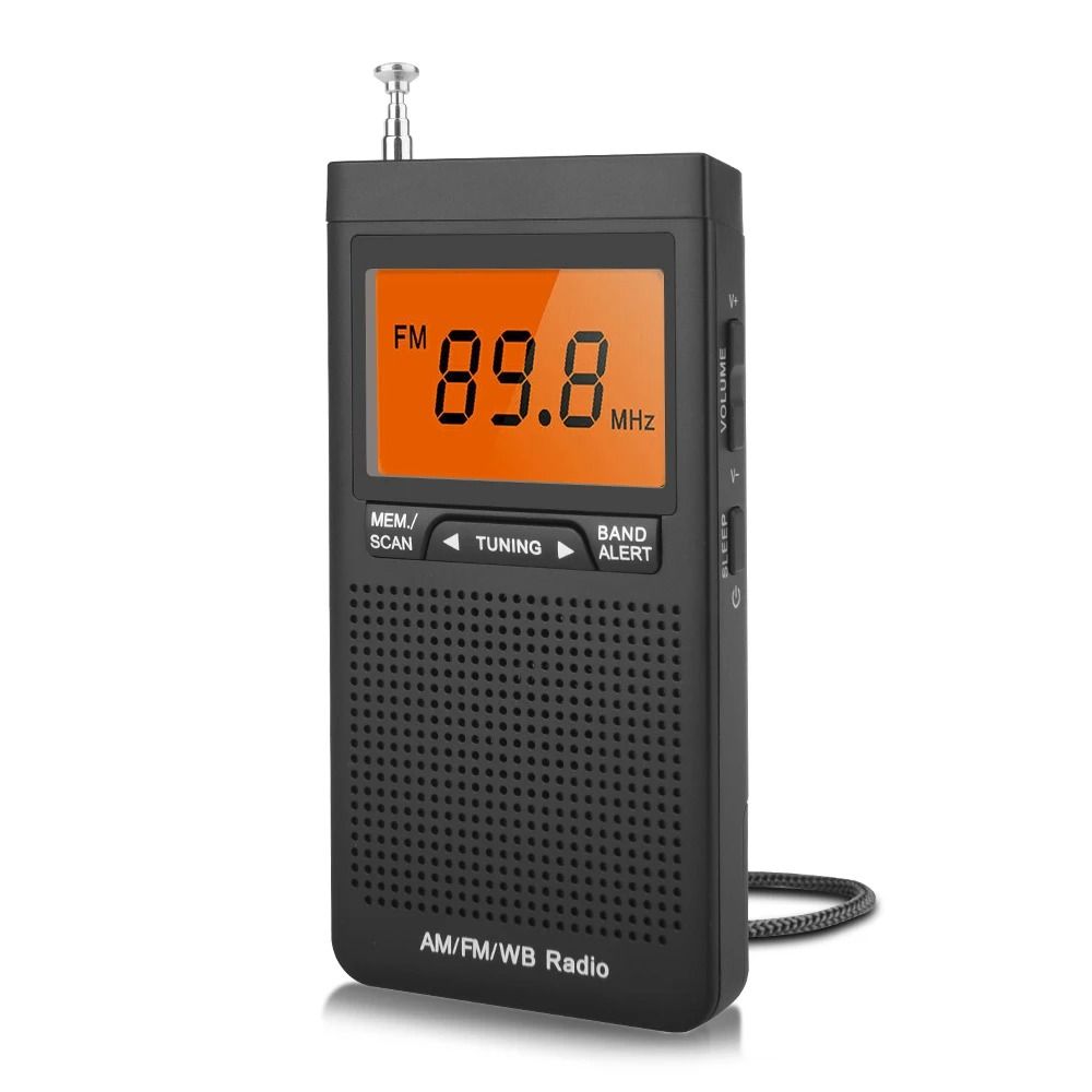 Portable Weather Radio With NOAA Alert And Alarm Clock 7