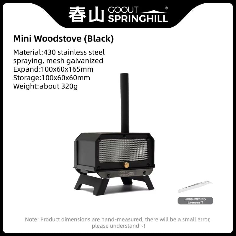 Springhill Foldable Mini Wood Stove Incense Burner For Outdoor And Indoor Use 9