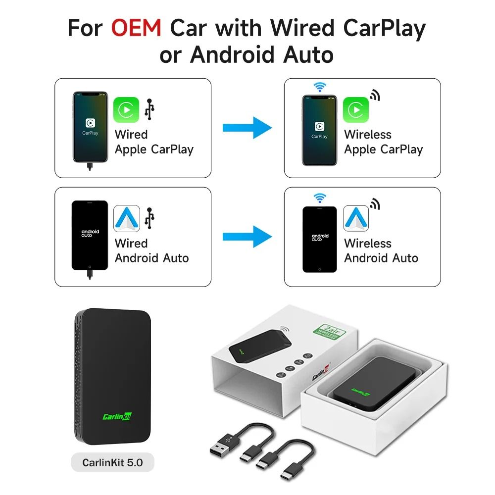 CarlinKit 50 And 40 Wireless Adapter For CarPlay And Android Auto With Seamless Integration For Com 7