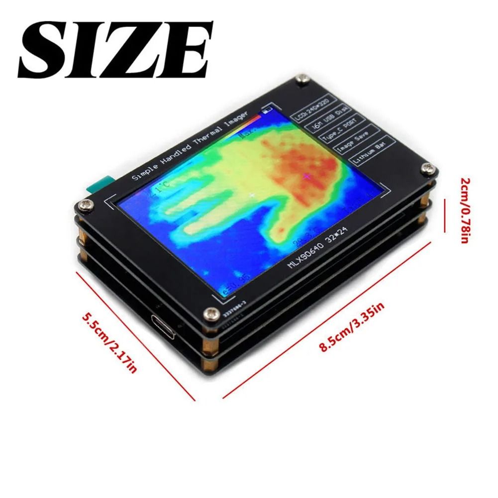 Thermal Infrared Camera With 35 Inch Display For Inspection And Diagnostics 9