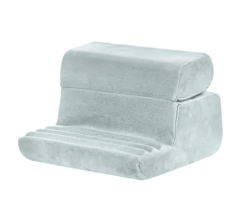 Ergonomic Tablet Stand Pillow For Hands Free Reading And TV In Bed 7