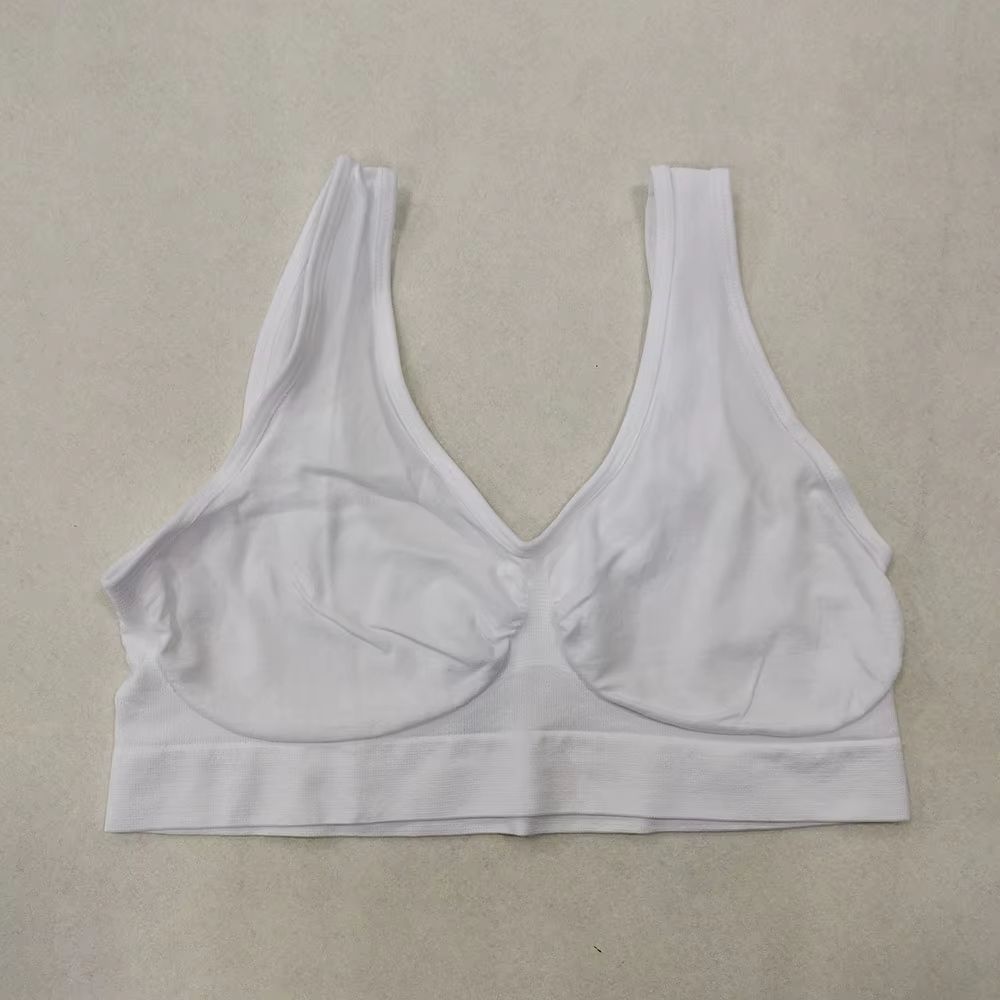 Women Seamless Sleep Bra Wireless Sports Yoga Bralette Plus Size No Padding 14