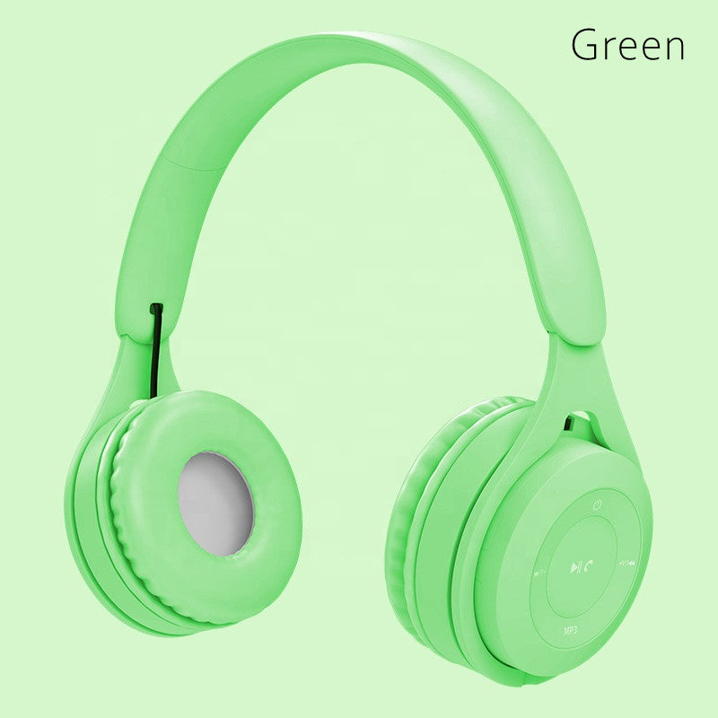 Wireless Bluetooth Headphone, Stereo Headband Gaming Headset with Mic, Cute Gift for Gamer Girl Mobile Tablet