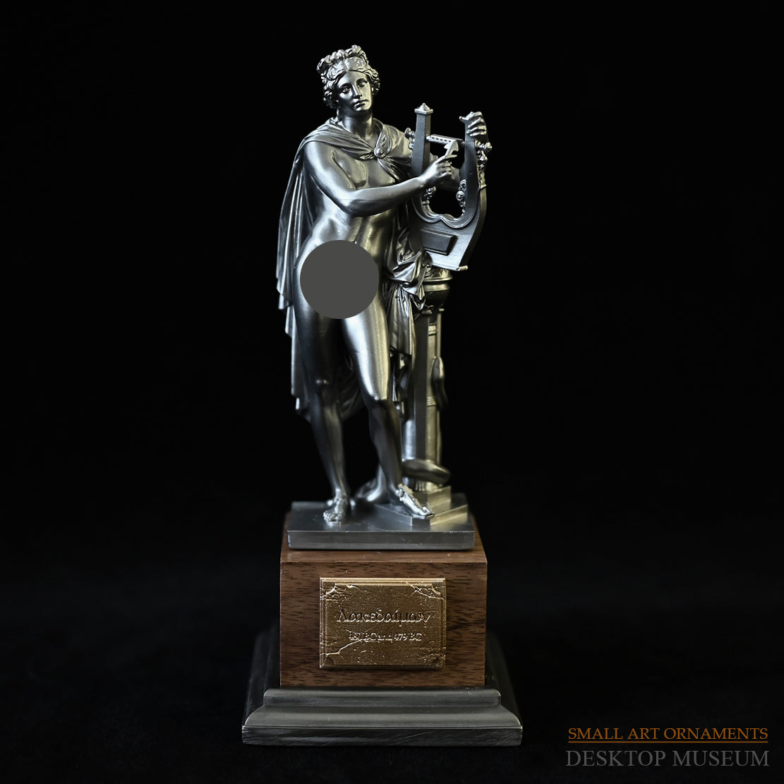 Roman Angel Statue Resin Container (140MM) – Elegant Desktop Ornament for Home & Office Decor