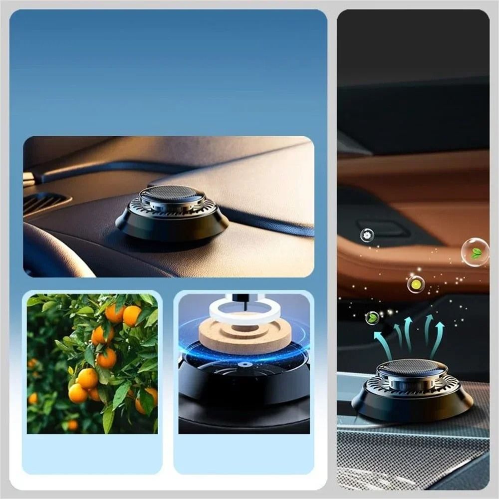 Solar Rotating Aromatherapy Car Diffuser 5