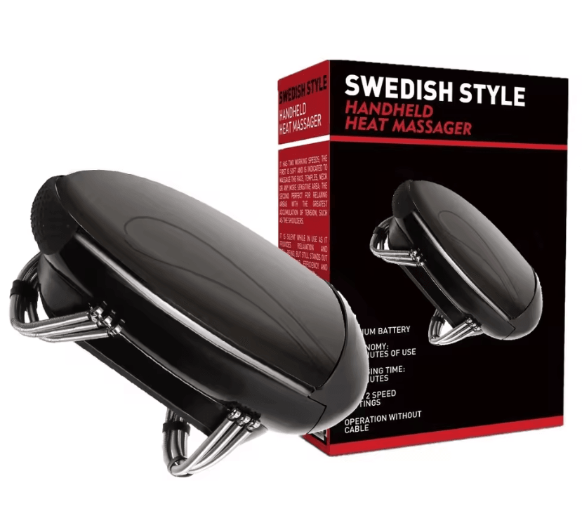 Mens Barberology Cordless Metal Heat Massager For Scalp And Muscle Relief 4