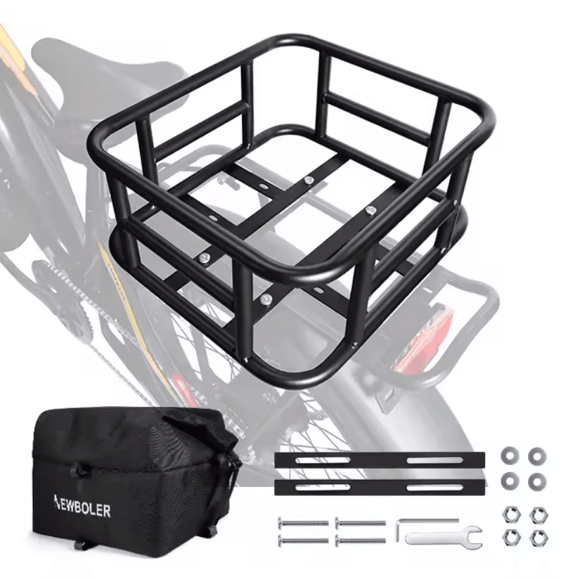 Rear Bike Basket Cargo Rack Bag Large Capacity For E Bike And Outdoor Travel 4